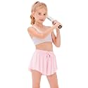 Stelle Girls Butterfly Shorts with Pockets Athletic Running Sports Skirt