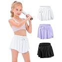 Stelle Girls Butterfly Shorts with Pockets Athletic Running Sports Skirt