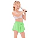 Stelle Girls Butterfly Shorts with Pockets Athletic Running Sports Skirt