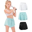 Stelle Girls Butterfly Shorts with Pockets Athletic Running Sports Skirt