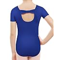 Stelle Girls Cotton Ballet Dance Leotard with Bow Back for Dance Class