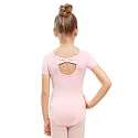 Stelle Girls Cotton Ballet Dance Leotard with Bow Back for Dance Class