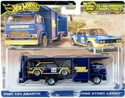 StellerBloom Hot Wheels Premium Team Transport Fiat 131 Abarth & Second Story Lorry