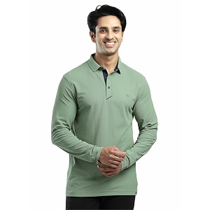 STELLERS Mens Full Sleeve Polo T-Shirt