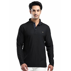 STELLERS Mens Full Sleeve Polo T-Shirt