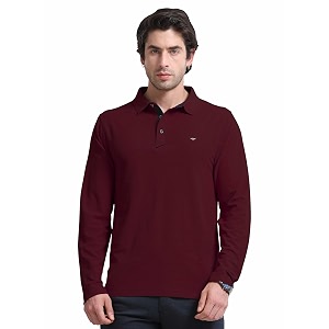 STELLERS Mens Full Sleeve Polo T-Shirt