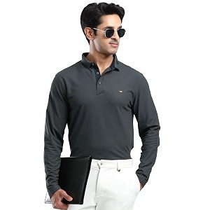STELLERS Mens Full Sleeve Polo T-Shirt