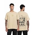 STELLERS Men39s Oversized Printed Half Sleeve T-Shirt