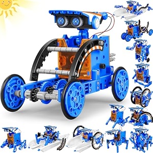 stem 13 in 1 solar power robot education for kids ages 8