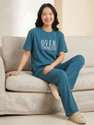 Stem Rope Top Palazzos Co-ords Set