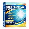 Step 3 Nicotine Patches, 14mg, 60 Count – 24-Hour Stop Smoking Aid,Helping Quit Patch, Easy & Effective Anti-Stickers, 2-Month Transition Supply, for All Skin Types