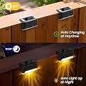 Step Lights Waterproof LED Solar Power Stair