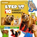 Step Up Puzzles for Kids Ages 3-5 - Realistic Toddler Puzzles Ages 2-4
