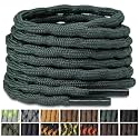 Stepace Wave Heavy Duty Boot Laces 2 Pairs Round Shoe Laces for Hiking Shoe