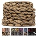 Stepace Wave Heavy Duty Boot Laces 2 Pairs Round Shoe Laces for Hiking Shoe