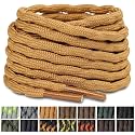 Stepace Wave Heavy Duty Boot Laces 2 Pairs Round Shoe Laces for Hiking Shoe