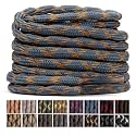 Stepace Wave Heavy Duty Boot Laces 2 Pairs Round Shoe Laces for Hiking Shoe