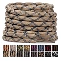 Stepace Wave Heavy Duty Boot Laces 2 Pairs Round Shoe Laces for Hiking Shoe
