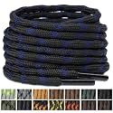 Stepace Wave Heavy Duty Boot Laces 2 Pairs Round Shoe Laces for Hiking Shoe