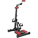 Stepper Pedal Exerciser Adjustable Fit Sit Arm Leg Exercise Peddler Machine Indoor Fitness Bicycle Physical Therapy Machine for Seniors and Elderly