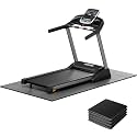 Stepwaver Treadmill Mat for Carpet &amp; Hardwood Floors - 63" × 30", 0.25"