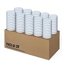 Sterile Petri Dishes (Pack of 20) with Lids (90 x 15 mm), For Lab Analysis, Hair Transplant, Blood Samples