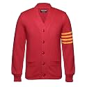 Stewart &amp; Strauss Cardigan Varsity Letter Sweater