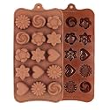 Stewit® Chocolate Silicon Mould, Random Design Chocolate Mould for Baking Making Chocolates (Mix Mould)