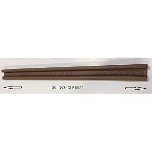 stewit door bottom sealing strip guard under door draft stopper for home acoustic amp weather stripping 36-inch brown pack of 3