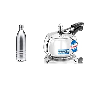 milton duo dlx 1000 thermosteel water bottle 1l silver amp hawkins 3l contura pressure cooker stainless steel inner lid induction compatible ssc30