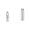 STH Milton Thermosteel Duo DLX (500ml, Silver, 18/18 Steel) and Elfin Thermosteel Vaccum Flask, 500 ml, Sliver