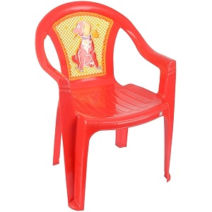 sthavir special plastic chair modern amp comfortable with arm and backrest for study play chairs for home dining room_ red color pack of 2
