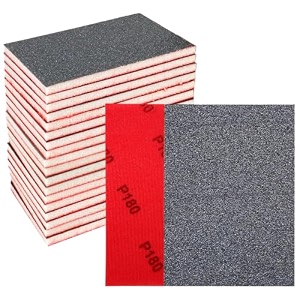sthira 20-pack sanding sponge blocks 180-3000 grit 10x7cm for car wetdry