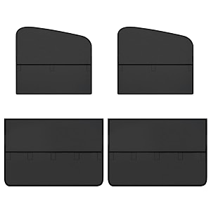 STHIRA 4-Piece Car Sun Shades Blackout Mesh