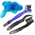 STHIRA® 4Pcs Premium Bike Chain Cleaner Brush Kit Includes Grooved Chain Brushes, Gravel Remover, Lubricant Brush & Glove for Deep Cleaning Multipurpose Chain Cleaning Brush Ideal for Cyclists