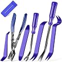 STHIRA® 7Pcs Vehicle Pry Tools, Trim Removal Panel Pry Bars Tools Fasteners Pullers Tools, Multifunctional Panel Poppers Tools Repair Tools for Removing Panels, Trim, Dashboards, Car Stereos
