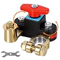 STHIRA Car Battery Disconnect Switch 12V/24V Knob Control Pure Copper
