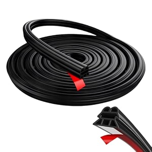 sthira car door seal strip compatible with universal fit 525ft rubber