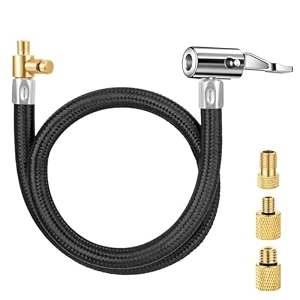 sthira tyre inflator hose 196 inch compatible with universal fit air pump