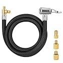 STHIRA Tyre Inflator Hose Pipe with Deflation Valve for Cars and Bikes