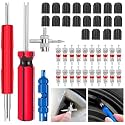 STHIRA® Tyre Valve Removal Tool Kit, 44Pcs Presta Core Repair Set