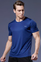 sti Printed Men Round Neck Blue T-Shirt