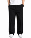 sti Regular Fit Men Black Trousers