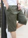 sti Solid Men Green Cargo Shorts