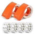 STICK UP 6 Rolls Packing Tape with 2 Dispensers, 390 Yds Total, 1.88 inch x 65 Yds Heavy Duty Shipping Tape, Strong Adhesive Clear Packaging Tape for Moving, Shipping and Mailing Supplies
