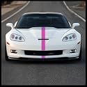 Sticker Connection | Racing Stripes | Hood Rally Vinyl Race Stripes | (2"x72", Pink)