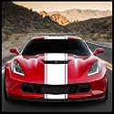 Sticker Connection | Racing Stripes | Hood Rally Vinyl Race Stripes | (12"x72", White)