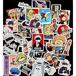42 jujutsu kaisen collection stickers for anime lovers gojomegumiyuji itadorikento etc