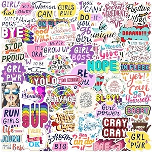 stickers girls quotes