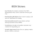 Stickers - (Pack of 50) Stickers for Laptop, Phone, Guitar, Bike, PC, Scrapbook | Waterproof Glossy Vinyl Decals | Residue-Free Anime Stickers Collection
